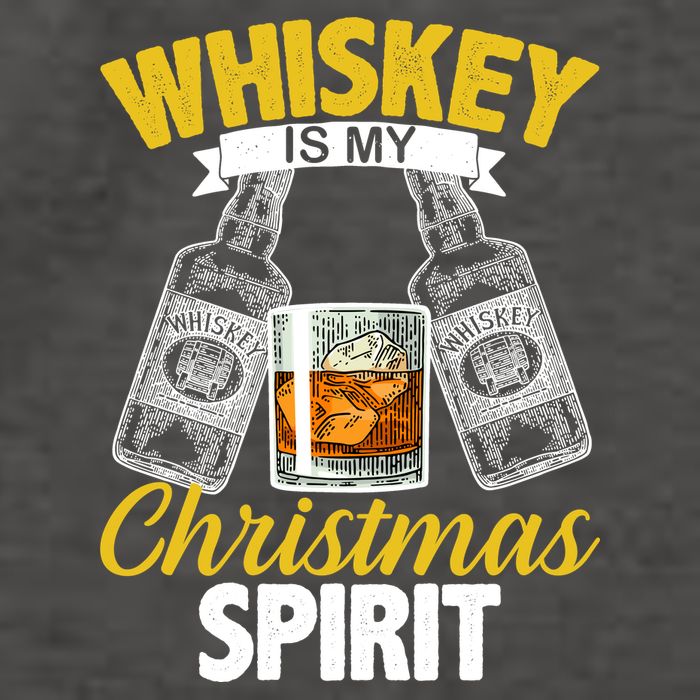 Whiskey Is My Christmas Spirit Vector Backpack