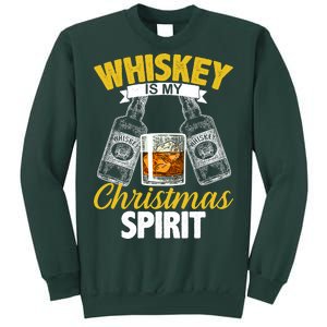 Whiskey Is My Christmas Spirit Sweatshirt