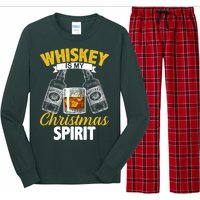 Whiskey Is My Christmas Spirit Long Sleeve Pajama Set