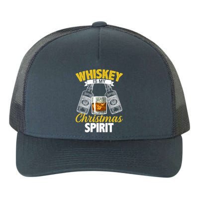 Whiskey Is My Christmas Spirit Yupoong Adult 5-Panel Trucker Hat