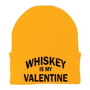 Whiskey Is My Valentine Knit Cap Winter Beanie