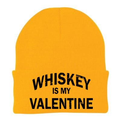 Whiskey Is My Valentine Knit Cap Winter Beanie