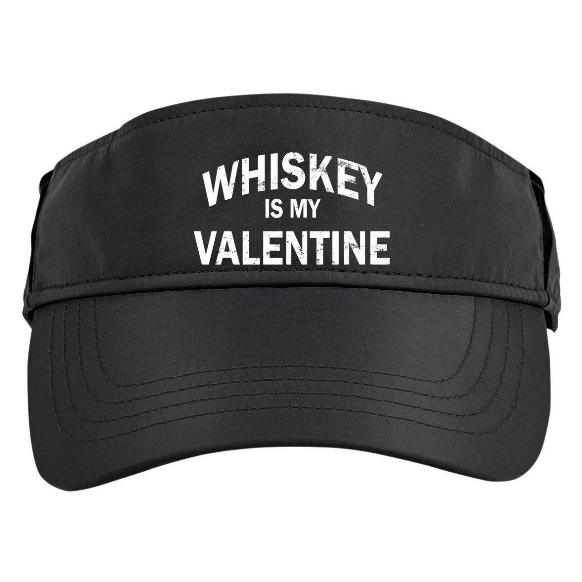 Whiskey Is My Valentine Adult Drive Performance Visor