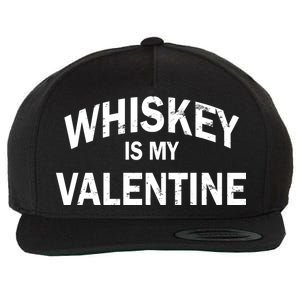 Whiskey Is My Valentine Wool Snapback Cap