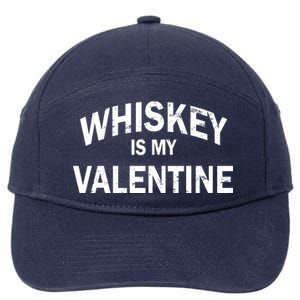 Whiskey Is My Valentine 7-Panel Snapback Hat