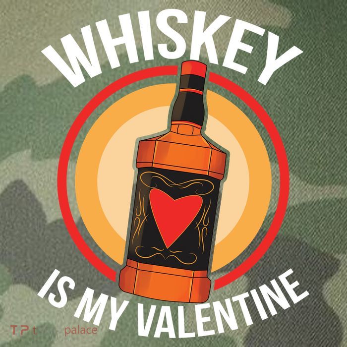 Whiskey is my Valentine Funny Valentine's Day Legacy Tie Dye Trucker Hat