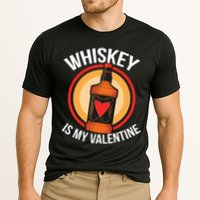 Whiskey is my Valentine Funny Valentine's Day Cooling Performance Crew T-Shirt