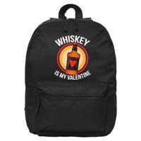 Whiskey is my Valentine Funny Valentine's Day 16 in Basic Backpack