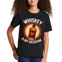 Whiskey is my Valentine Funny Valentine's Day Kids T-Shirt