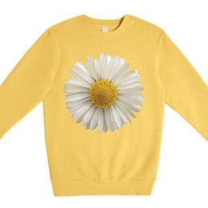 White Daisy Premium Crewneck Sweatshirt