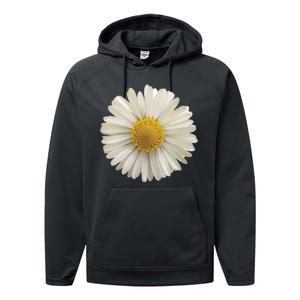 White Daisy Performance Fleece Hoodie