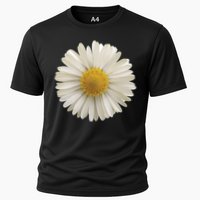 White Daisy Cooling Performance Crew T-Shirt