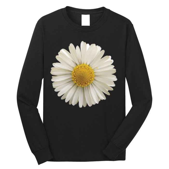 White Daisy Long Sleeve Shirt