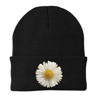 White Daisy Beanie