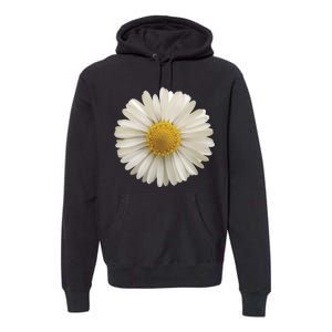 White Daisy Premium Hoodie