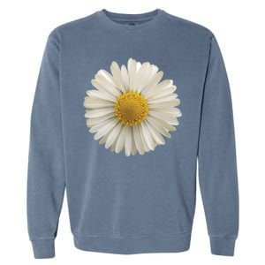 White Daisy Garment-Dyed Sweatshirt