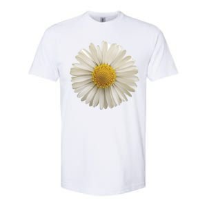 White Daisy Softstyle CVC T-Shirt