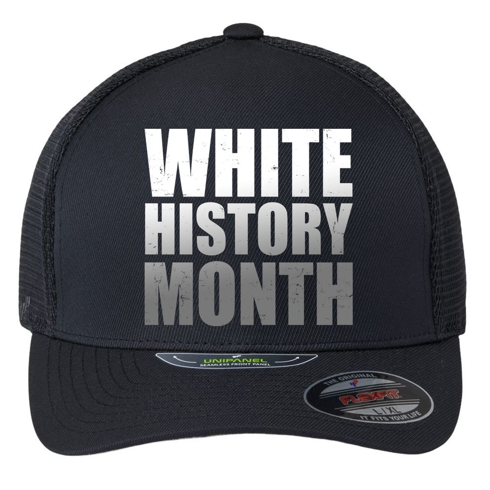 White History Month Flexfit Unipanel Trucker Cap
