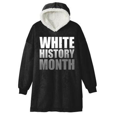 White History Month Hooded Wearable Blanket