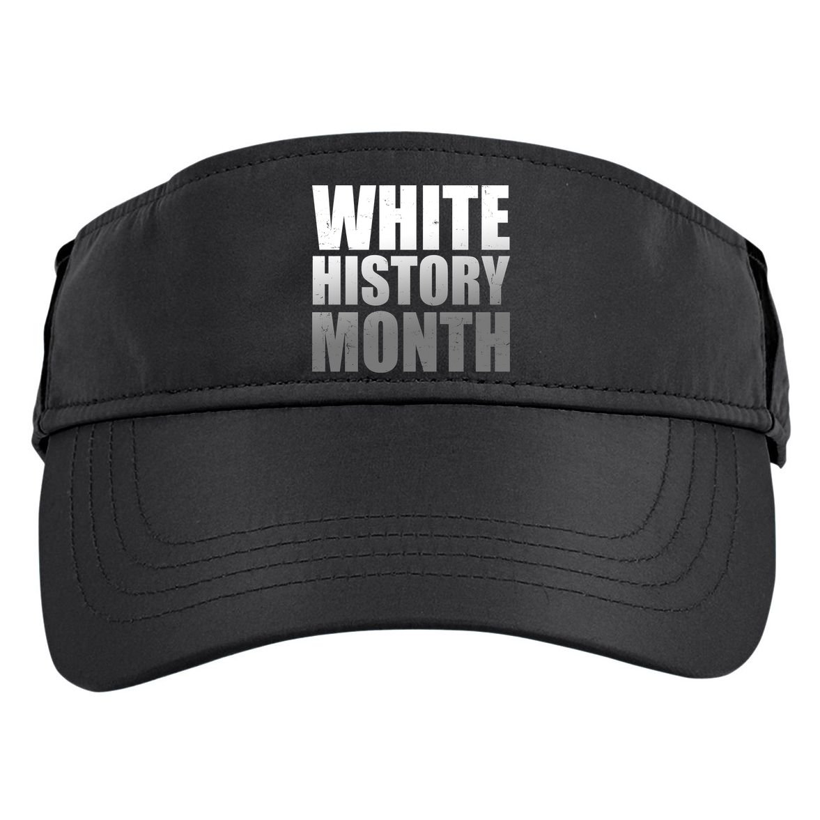 White History Month Adult Drive Performance Visor