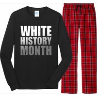 White History Month Long Sleeve Pajama Set