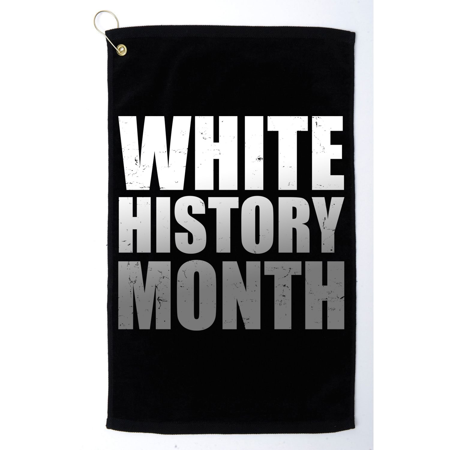 White History Month Golf Towel