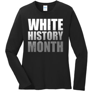 White History Month Ladies Long Sleeve Shirt