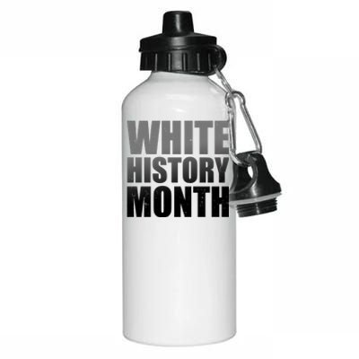 White History Month Aluminum Water Bottle 