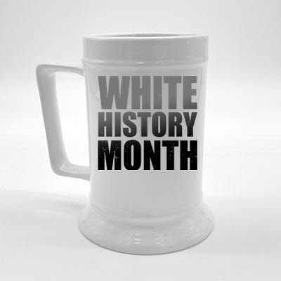 White History Month Beer Stein