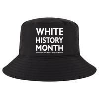 White History Month Doesn't July Feel White Cool Comfort Performance Bucket Hat