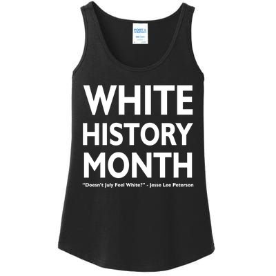 White History Month Doesn't July Feel White Ladies Essential Tank