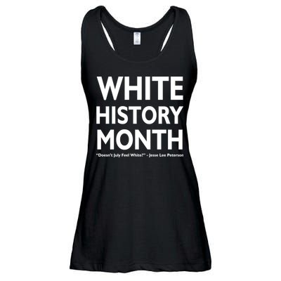 White History Month Doesn't July Feel White Ladies Essential Flowy Tank