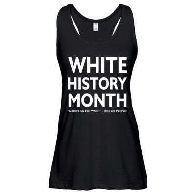 White History Month Doesn't July Feel White Ladies Essential Flowy Tank