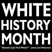 White History Month Doesn't July Feel White Flat Bill Trucker Hat