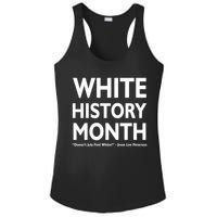 White History Month Doesn't July Feel White Ladies PosiCharge Competitor Racerback Tank