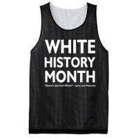 White History Month Doesn't July Feel White Mesh Reversible Basketball Jersey Tank