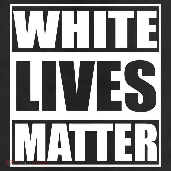 White Lives Matter 7 Panel Mesh Trucker Snapback Hat