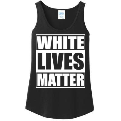 White Lives Matter Ladies Essential Tank