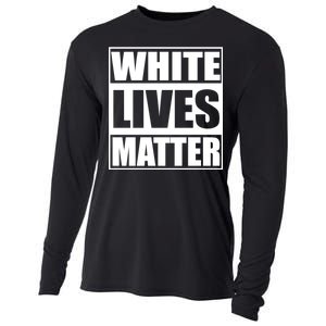 White Lives Matter Cooling Performance Long Sleeve Crew