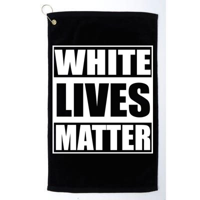 White Lives Matter Golf Towel