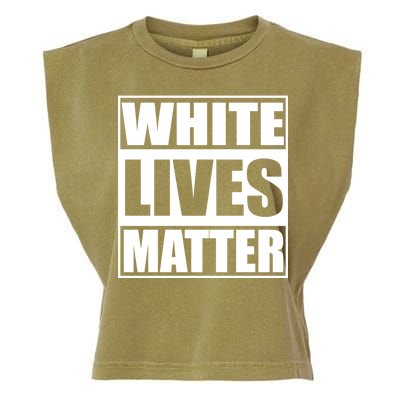 White Lives Matter Garment-Dyed Women's Muscle Tee