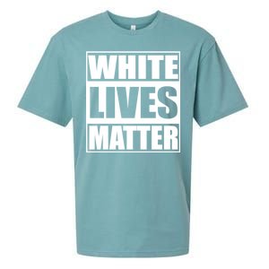 White Lives Matter Sueded Cloud Jersey T-Shirt