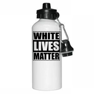 White Lives Matter Aluminum Water Bottle