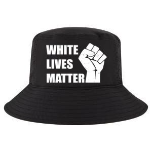 White Lives Matter Fist Cool Comfort Performance Bucket Hat