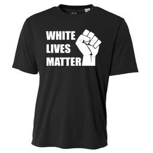 White Lives Matter Fist Cooling Performance Crew T-Shirt