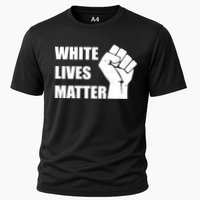 White Lives Matter Fist Cooling Performance Crew T-Shirt