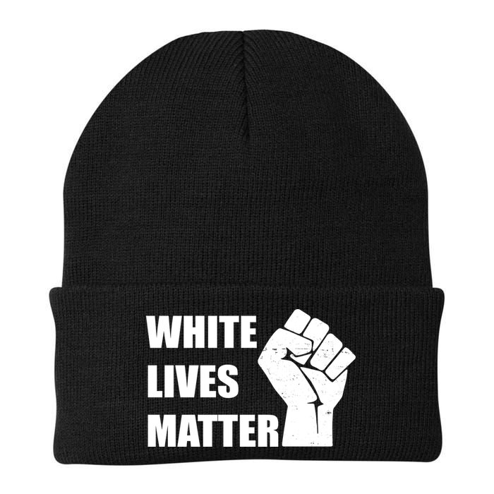 White Lives Matter Fist Beanie