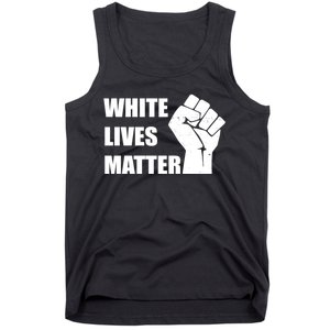 White Lives Matter Fist Tank Top