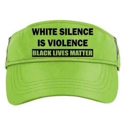 White Silence Is Violence Adult Drive Performance Visor