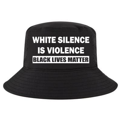 White Silence Is Violence Cool Comfort Performance Bucket Hat